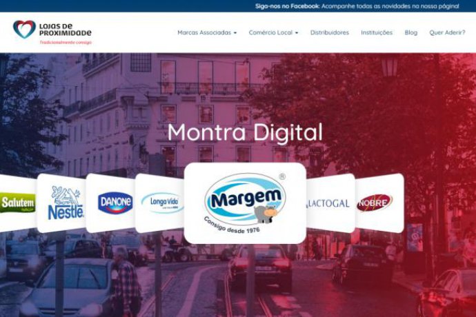 Novo website da Montra Digital