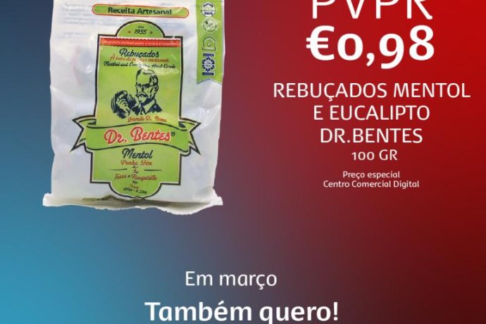 Dr. Bentes Mentol e Eucalipto: O Produto de Impulso Essencial para Março (PVPR €0,98)