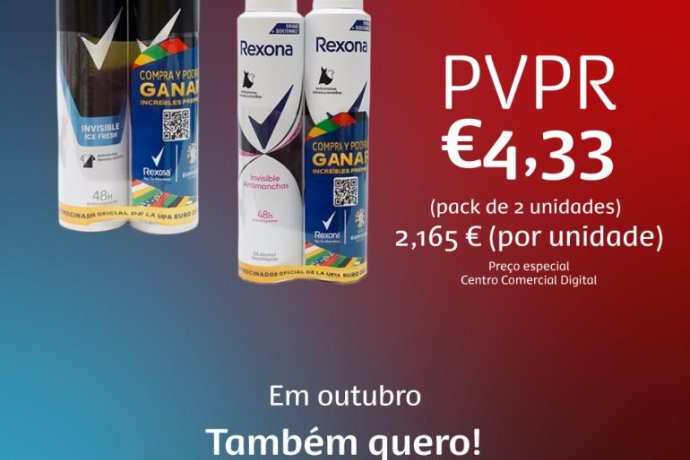 Promoção Rexona: Mantenha o seu stock 'fresco'!