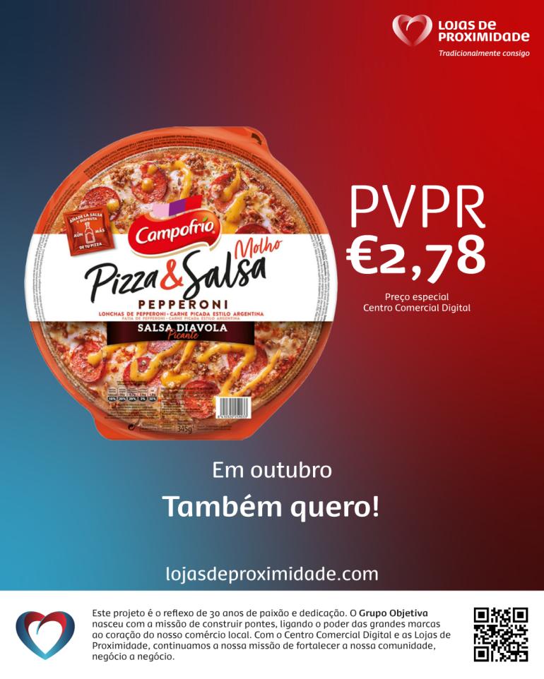 Campanha de Outubro: Pizza Campofrío