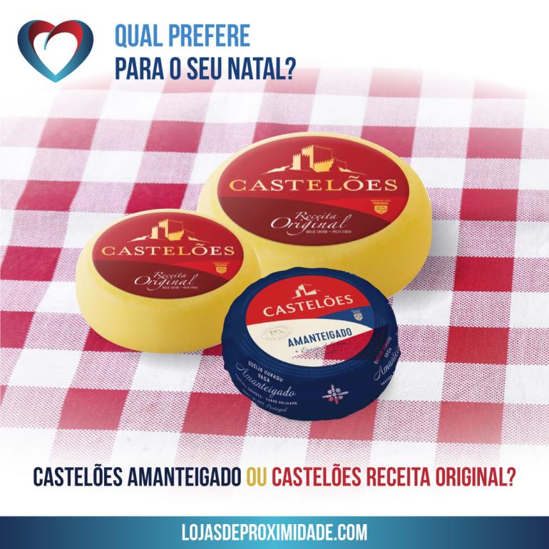 Qual prefere neste Natal? Castelões Amanteigado ou Castelões Receita Original? Qual prefere neste Natal? Castelões Amanteigado ou Castelões Receita Original?
