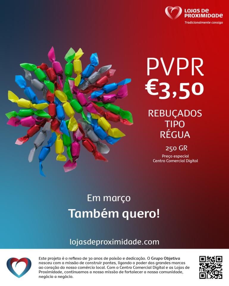 Rebuçados Tipo Régua: A Tradição Colorida que Aumenta o Valor da sua Venda (PVPR €3,50)
